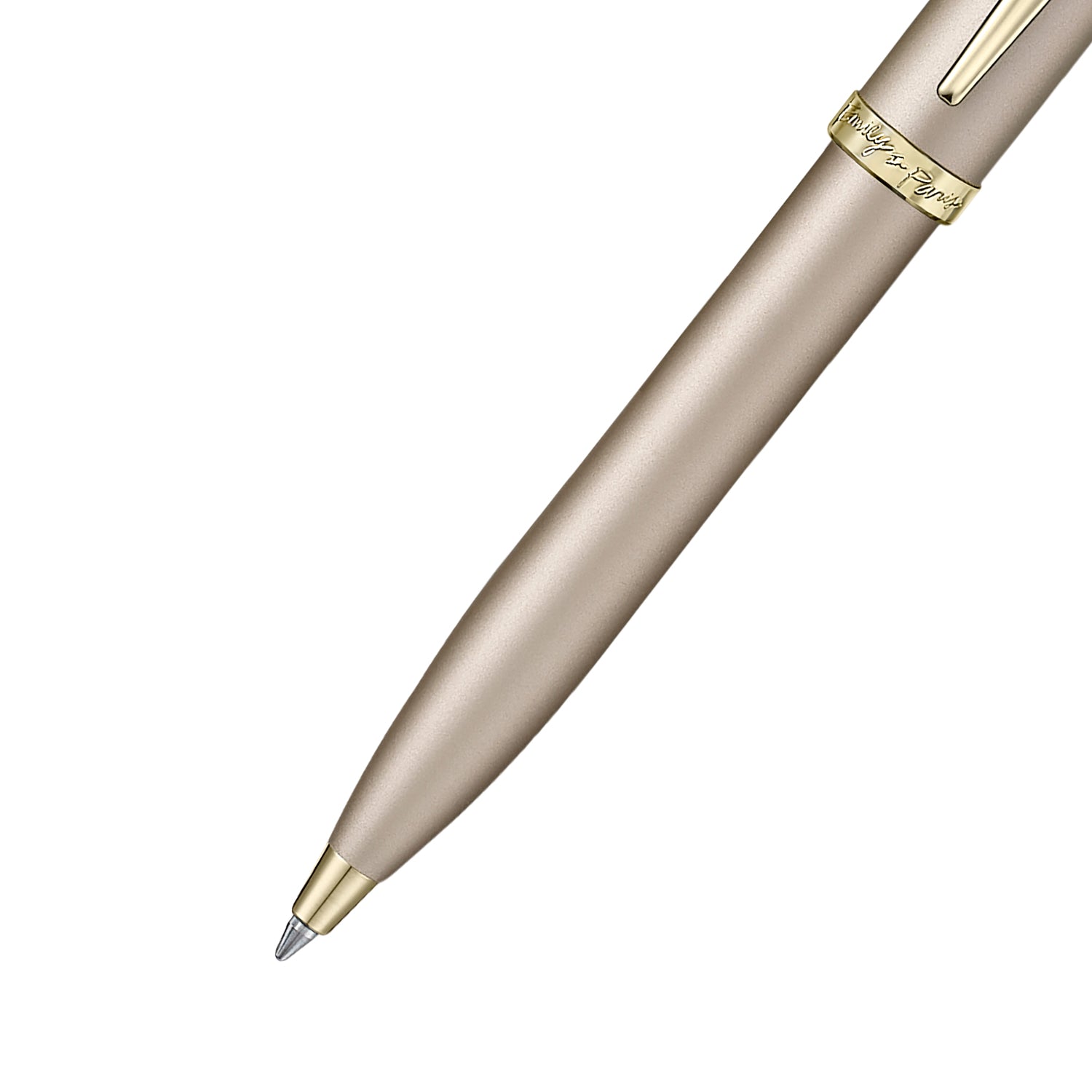 Sheaffer Gift Set ft. 100 Emily in Paris 9377 Champagne Gold Ballpoint Pen with Champagne Gold Trims and Hardbound Small Notebook