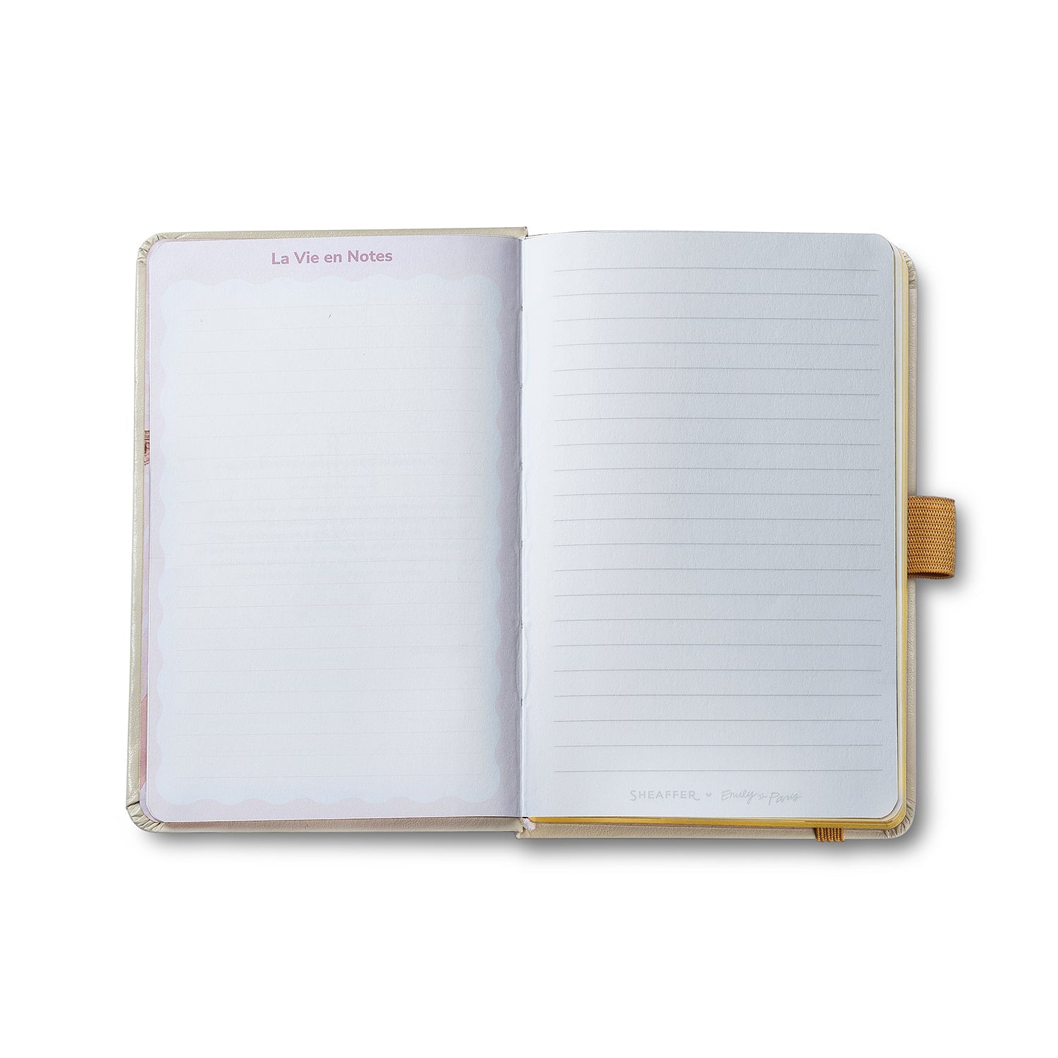 Sheaffer Emily in Paris Small Journal 90 GSM Ink Friendly Paper with Embossed Eiffel Tower - Beige