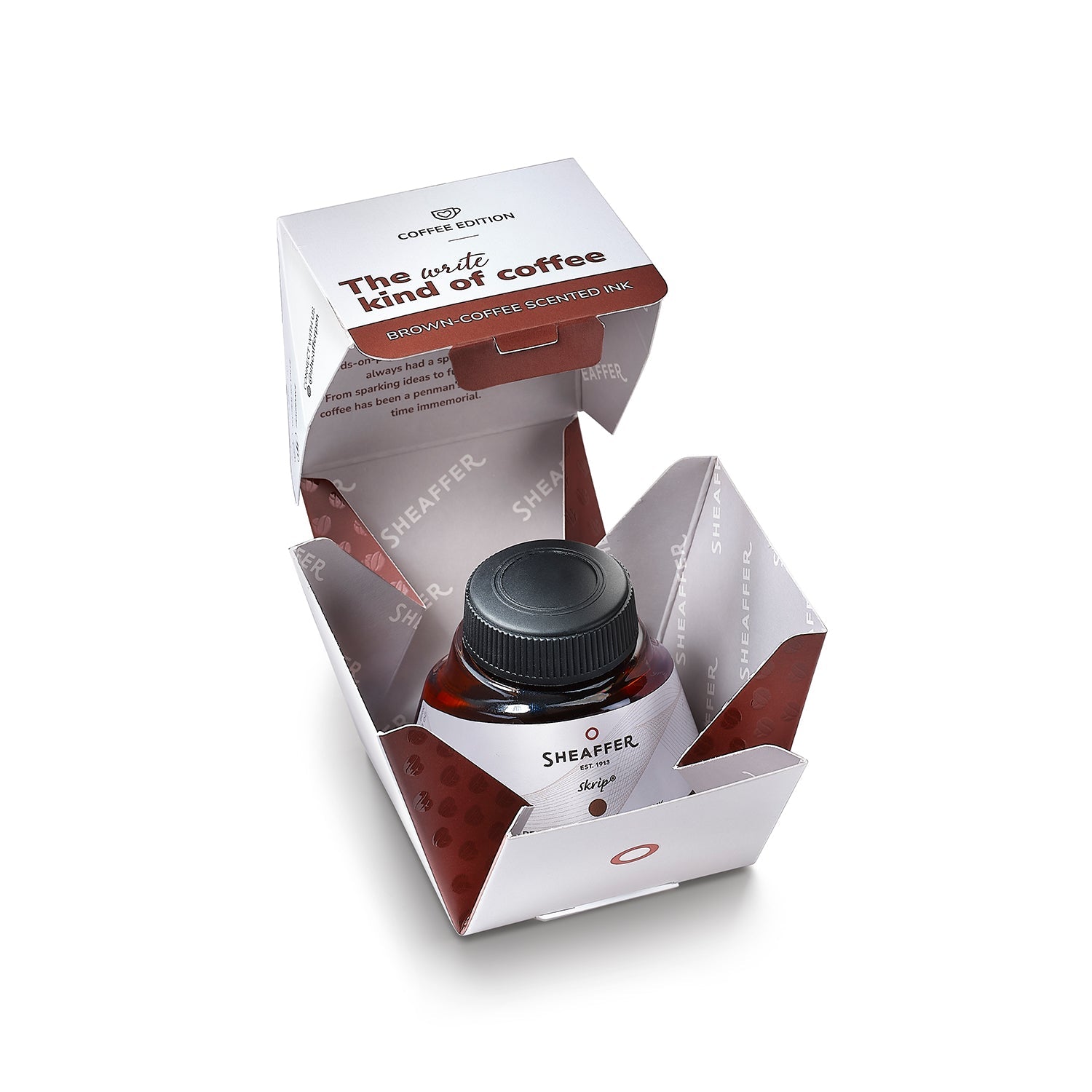 Sheaffer Skrip Coffee-Scented Ink Bottle (50 ml) - Coffee Brown