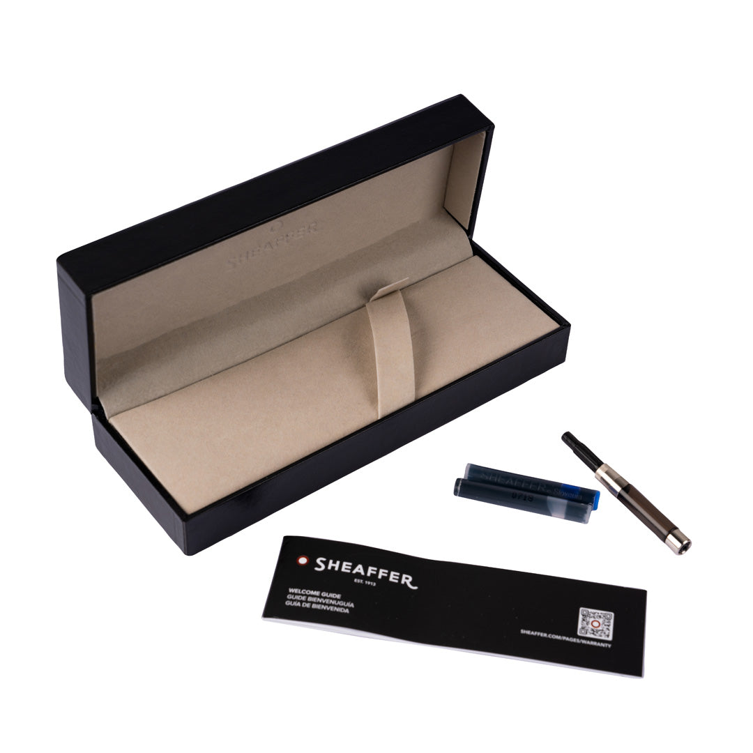 Sheaffer® ICON 9111 Metalic Red Fountain Pen With Gloss Black trim
