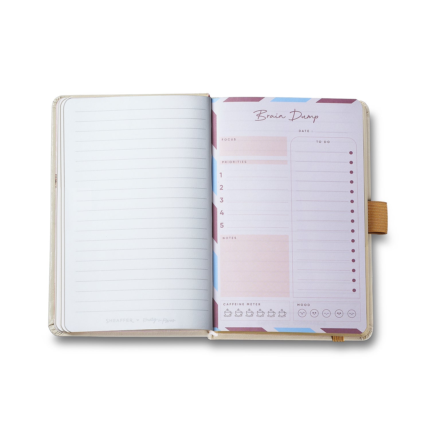 Sheaffer Gift Set ft. 100 Emily in Paris 9377 Champagne Gold Ballpoint Pen with Champagne Gold Trims and Hardbound Small Notebook