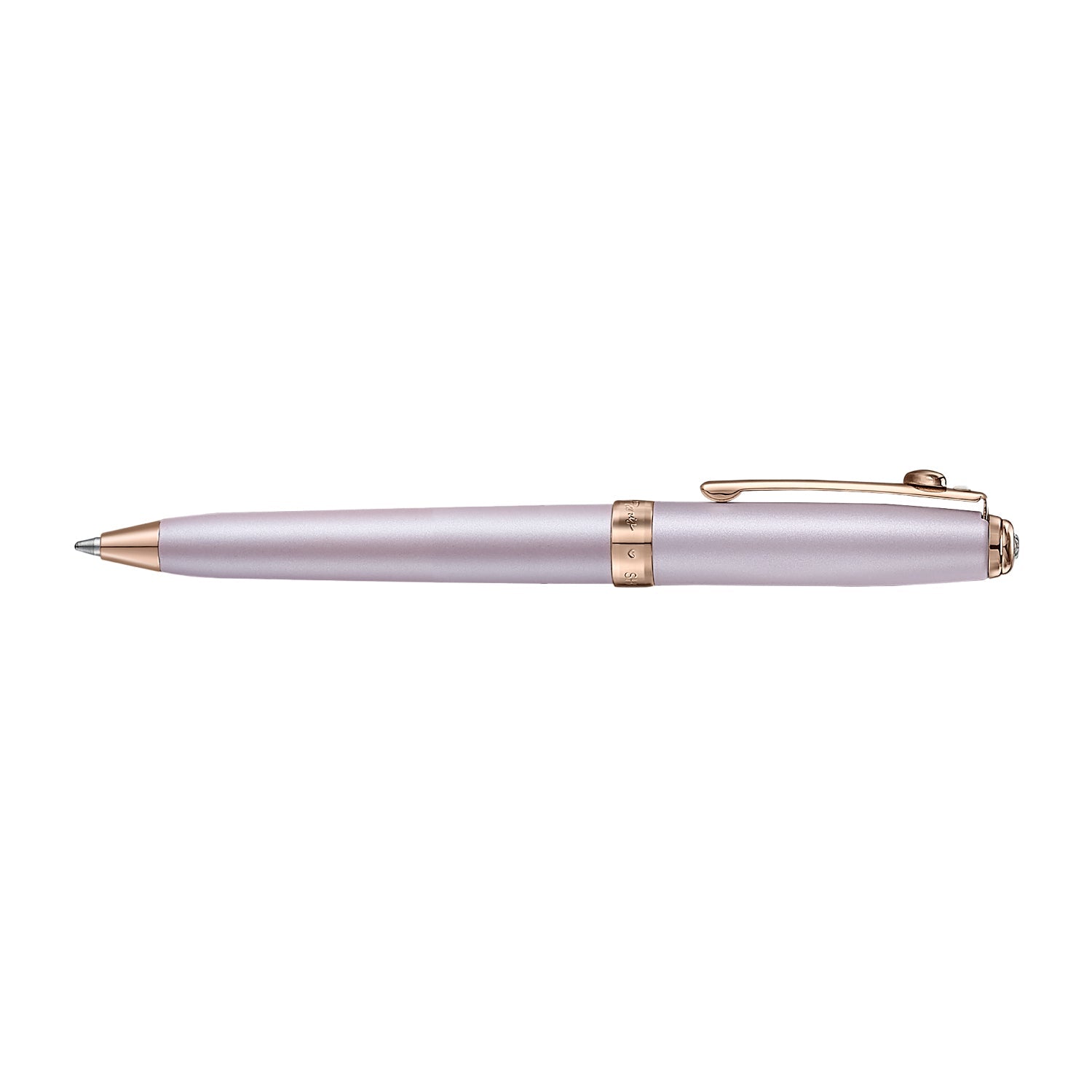 Sheaffer Gift Set ft - Emily in Paris Prelude Mini 9810 Pastel Pink Ballpoint Pen with Swarovski Crystal and Full-Grain Leather Credit Card Holder