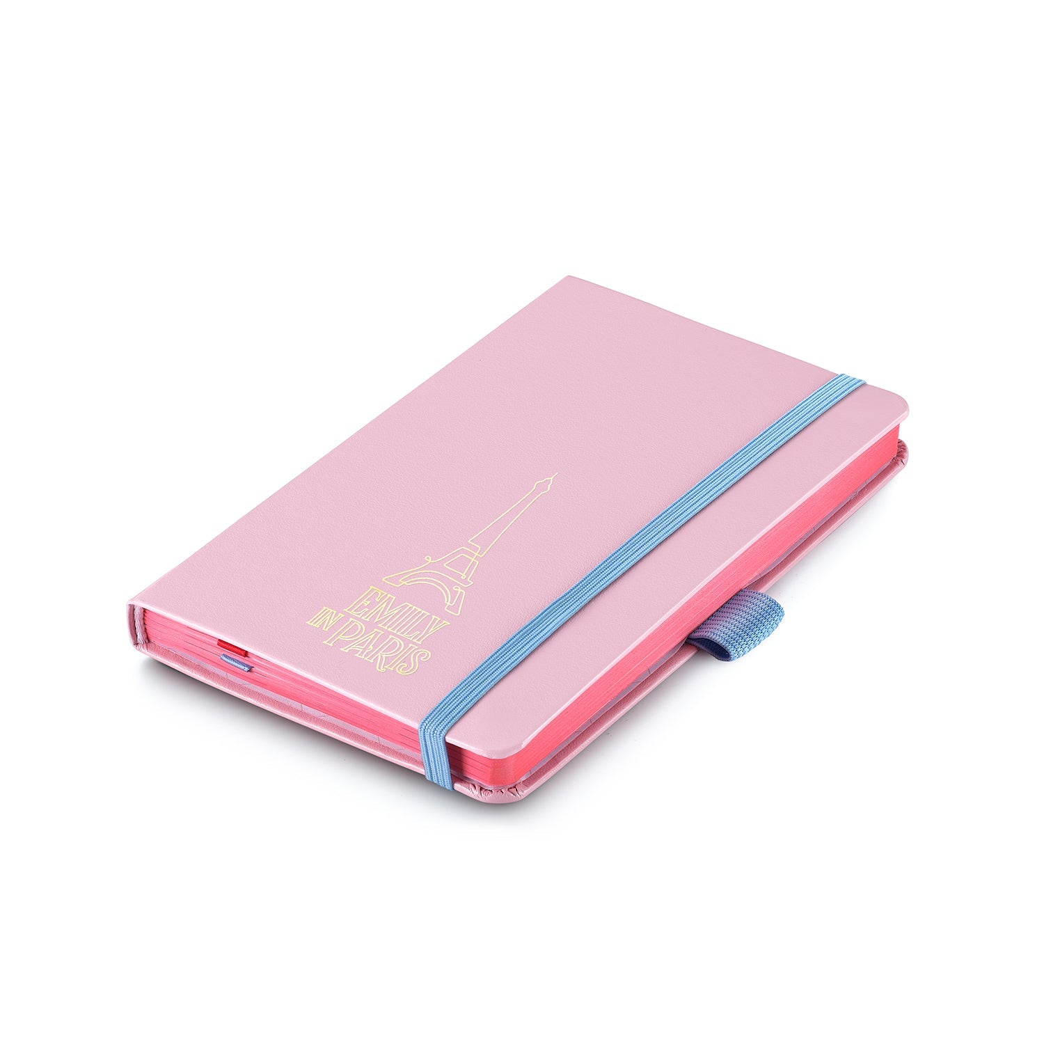 Sheaffer Emily in Paris Small Journal 90 GSM Ink Friendly Paper with Embossed Eiffel Tower - Pink