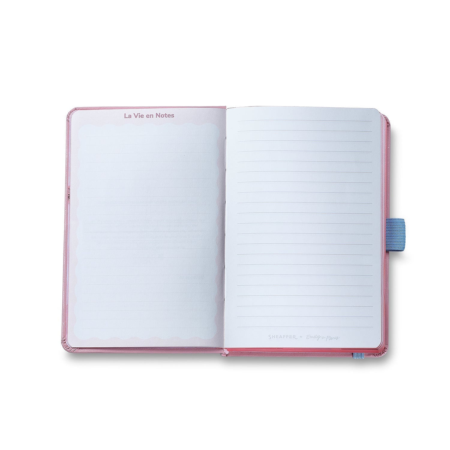 Sheaffer Emily in Paris Small Journal 90 GSM Ink Friendly Paper with Embossed Eiffel Tower - Pink