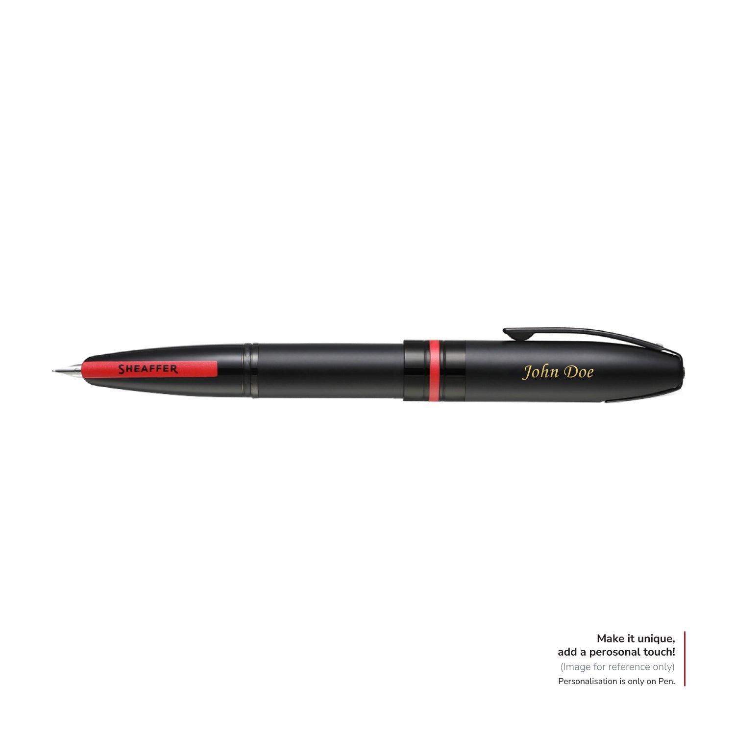 Sheaffer® ICON 9111 Metalic Red Fountain Pen With Gloss Black trim