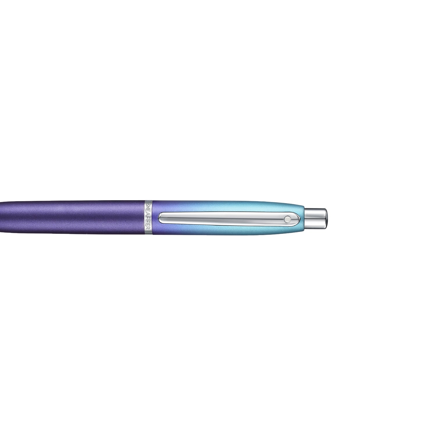 Sheaffer VFM 9430 Expressions Blue and Purple Pearlised Gradient Ballpoint Pen with Chrome-Plated Trims