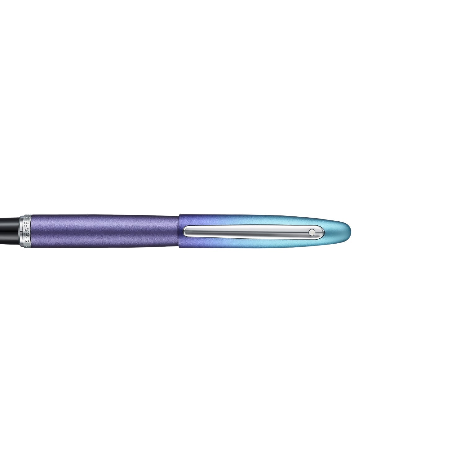 Sheaffer VFM 9430 Expressions Blue and Purple Pearlised Gradient Fountain Pen with Chrome-Plated Trims