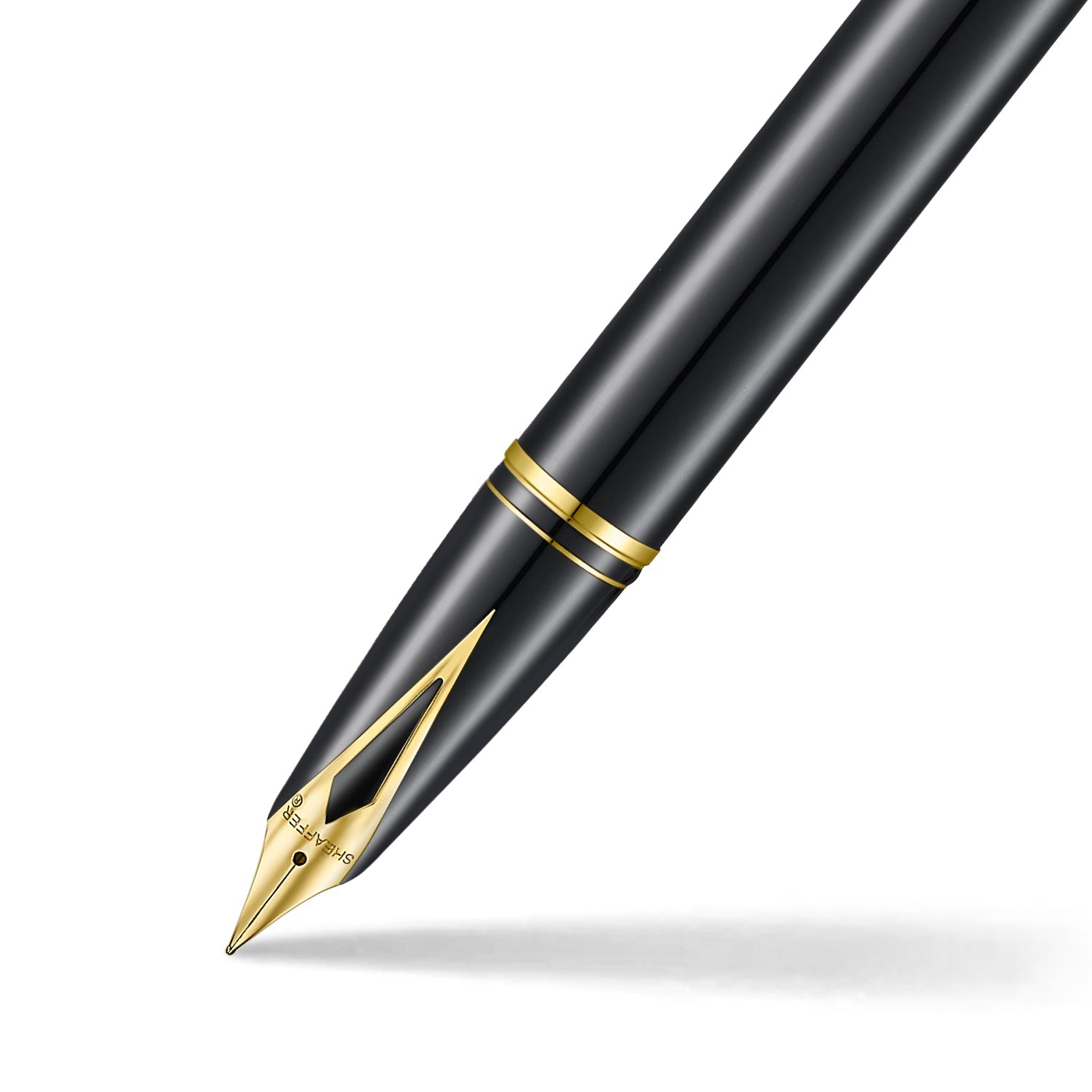 Sheaffer Legacy 9065 Black Chrome Bi-color Fountain Pen 14K Nib